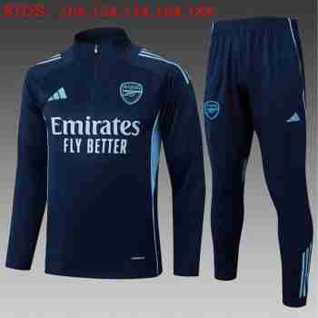 Sudadera Entrenamiento Niños Arsenal 2025 26 Azul