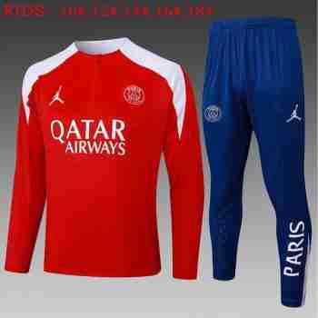 Sudadera Entrenamiento Niños Paris Saint Germain 2025 2026 Rojo