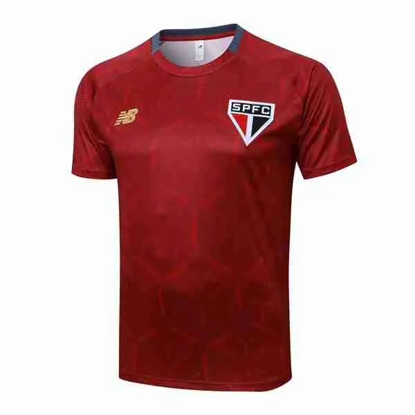 Camiseta Entrenamiento Sao Paulo 2025-2026 Rojo 3 Tailandia Camiseta Entrenamiento Sao Paulo 2025 2026 Rojo