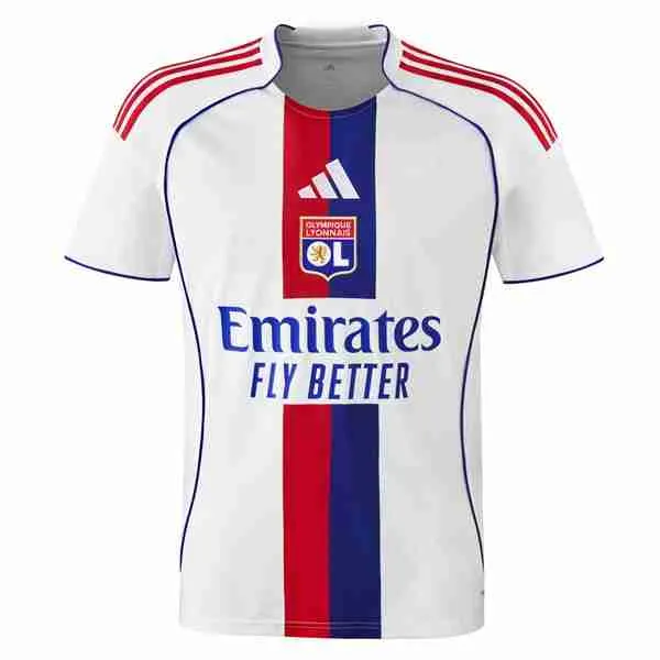 Tailandia Camiseta Lyon 1ª 2025-2026 Tailandia Camiseta Primera Olympique Lyon 2025 2026