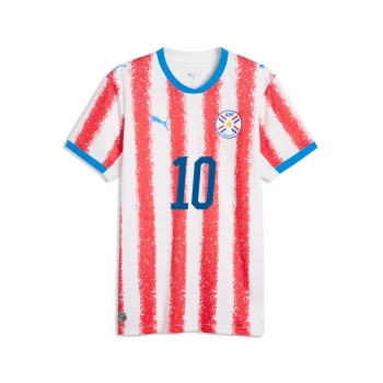 ALMIRÓN NO.10 Camiseta Primera Paraguay 2026 – Versión Jugador_1
