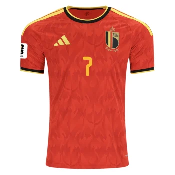 DE BRUYNE NO.7 Camiseta Primera Belgica 2026 – Versión Jugador_1