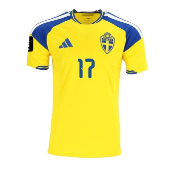 GYÖKERES NO.17 Camiseta Primera Suecia 2026 – Versión Jugador_1