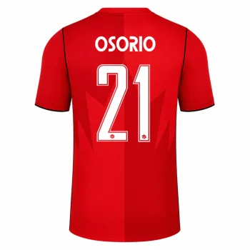 OSORIO NO.21 Camiseta Primera Canadá 2026 – Versión Jugador