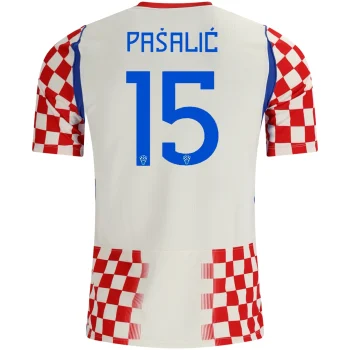 PAŠALIĆ NO.15 Camiseta Primera Croatia 2026 – Versión Jugador