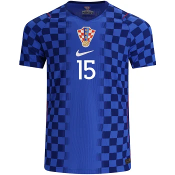 PAŠALIĆ NO.15 Camiseta Segunda Croatia 2026 – Versión Jugador_1