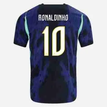 RONALDINHO NO.10 Camiseta Segunda Brasil 2026 – Versión Jugador