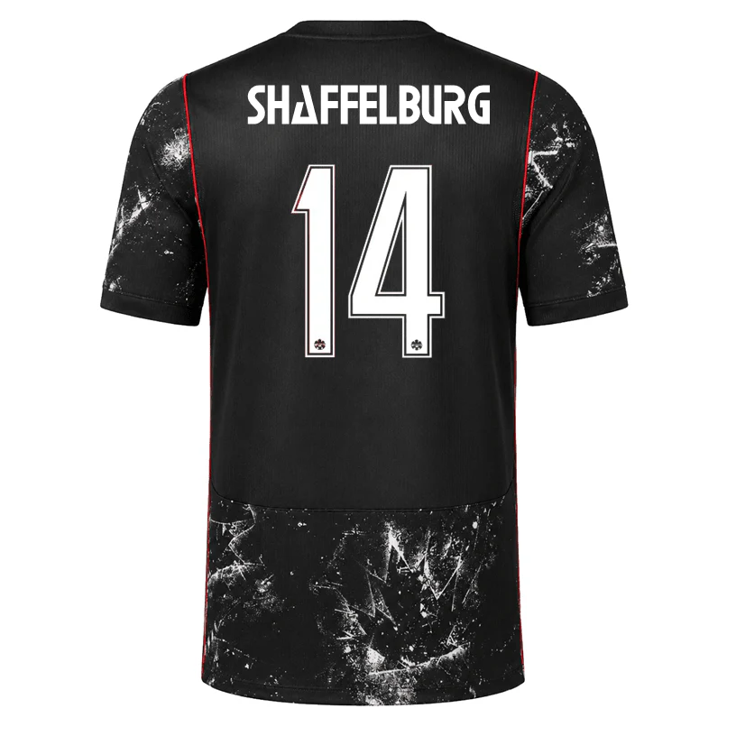 SHAFFELBURG NO.14 Camiseta Segunda Canadá 2026 – Versión Jugador SHAFFELBURG NO.14 Camiseta Segunda Canadá 2026 – Versión Jugador