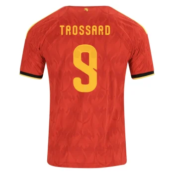 TROSSARD NO.9 Camiseta Primera Belgica 2026 – Versión Jugador