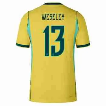 WESLEY NO.13 Camiseta Primera Brasil 2026 – Versión Jugador