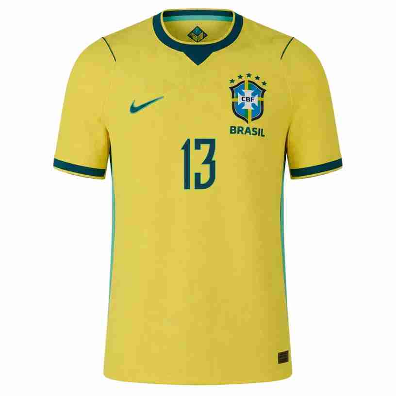 WESLEY NO.13 Camiseta Primera Brasil 2026 – Versión Jugador_1 WESLEY NO.13 Camiseta Primera Brasil 2026 – Versión Jugador_1