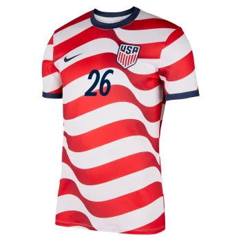 ZENDEJAS NO.26 Camiseta Primera Estados Unidos 2026 – Versión Jugador_1