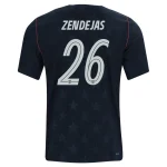 ZENDEJAS NO.26 Camiseta Segunda Estados Unidos 2026 – Versión Jugador